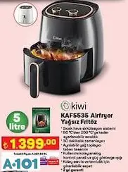 KİWİ AİRFRYER YAĞSIZ FRİTÖZ KİWİ AİRFRYER YAĞSIZ FRİTÖZ